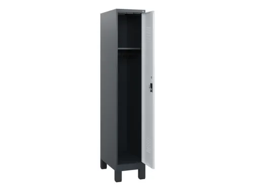 schoollocker,HxBxD 1630x300x500mm,1vak,vak B 300mm,cil.-slot,voeten