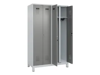 locker voor scheiding van kleding,HxBxD 1950x1200x500mm,4vak - 1