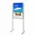Infobord Design Standaard 25 mm Rechte Hoeken Dubbelzijdig 70x100cm