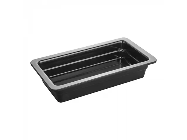 Emga Gastronorm bak melamine Zwart 1/3 GN 65mm
