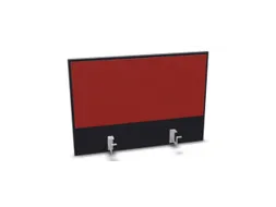 opzetpaneel,v. bureau,aanbouw achter,B 800mm,CC-zwart,BN4011-rood