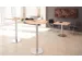 table haute,HxlxP 1116x800x800mm,carré,pied à disque chrome,tube ron