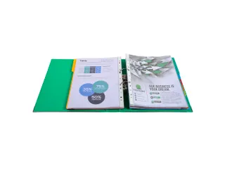 Ordner PP Prem'Touch A4maxi 50mm groen - 1