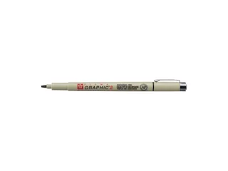 Fineliner Sakura Pigma Graphic 2 2.0mm zwart - 2