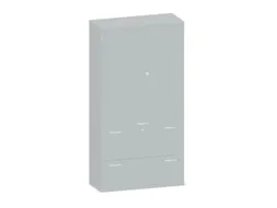 Kantoorkast 1920x1000x430mm Romp Lichtgrijs Decor Front Lichtgrijs