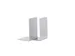 Boekensteun MAUL aluminium 12x12x17.5cm set 2 zilver