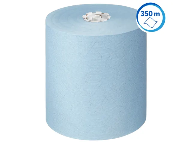 Handdoekrol Scott Essential 1-laags 350m blauw 6692