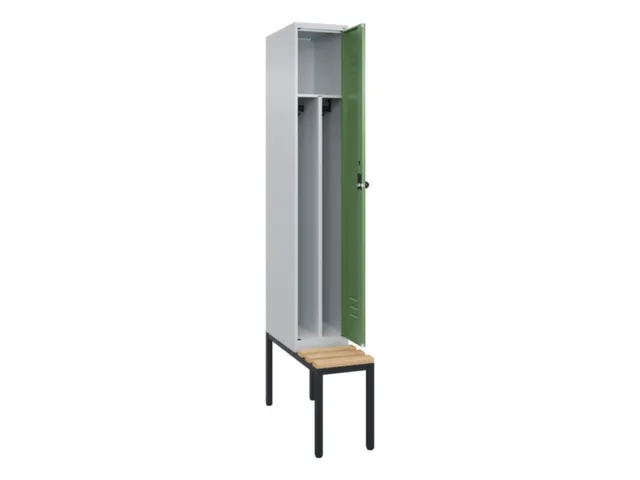 locker voor scheiding van kleding,HxBxD 2120x300x815mm,1vak