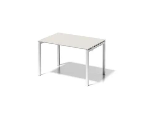 bureau HxBxD 740x1200x800mm blad grijswit 4-voeten verkeerswit