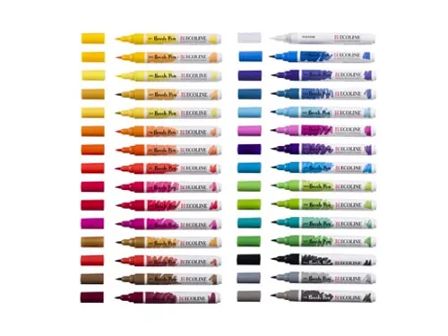 Ecoline Brush pen etui van 30 stuks set Primaire