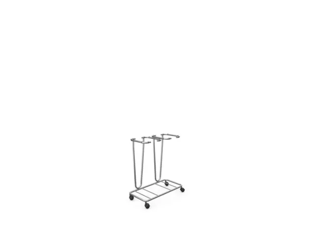 Support Sacs De Tri Sélectif Inox 2Sacs De 70L Fixe