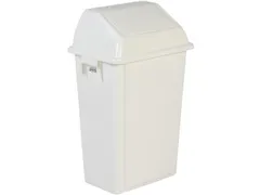 afvalbak,60l,HxBxD 735x460x333mm,wandmontage,romp PP wit