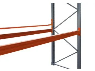 doorschuifbeveiliging,B 2700mm,oversteek 50mm,staal,RAL2004 - 2