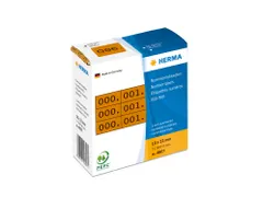 Herma 4807 Nummer Etiketten Bruin