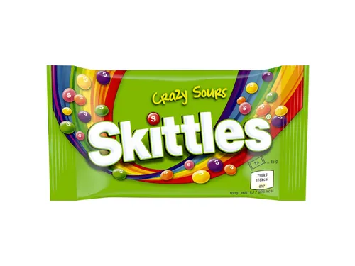 Snoep Skittles crazy sour zak 45gr