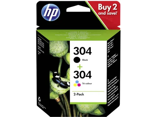 inktcartridge 304 1xZW 1x3 kleuren