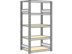 magazijnstelling,grondveld,HxBxD 2000x1061x526mm,vakl. 250kg