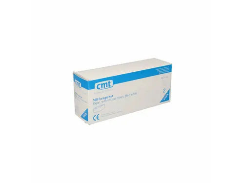 CMT fouragemuts non-woven viscose Wit kroon 1000 stuks