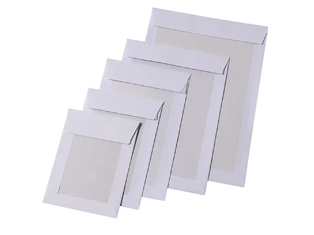 Envelop Quantore Bordrug P185 185X280Mm 120Gr Wit Zelfklevend