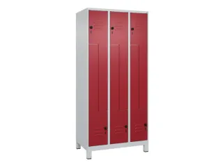 Z-garderobekast,HxBxD 1950x900x500mm,vak B 150/300mm,draaigrendel - 1
