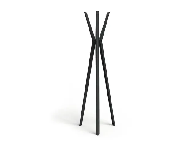 Kapstok DURASTORE 6 haken aluminium zwart 160cm