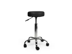 Tabouret Kruk Zwart Standaard Gasveer Zonder Rugleuning