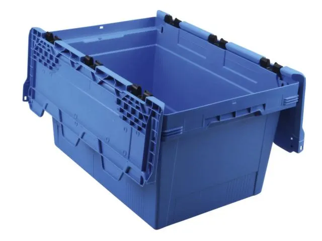 Euronorm-herbruikbare bakken,HxLxB 349x600x400mm,PP,blauw