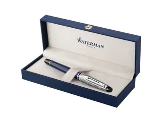 Vulpen Waterman Expert L'essence du Bleu lacquer CT Fijn Blauwe inkt - 1