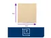 Tork 477206 Lunchservet Advanced Zand 33x33cm
