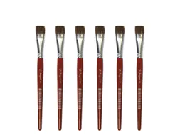 Penseel Kangaro Serie 121 plat Nr. 16 geitenhaar doos 6 stuks
