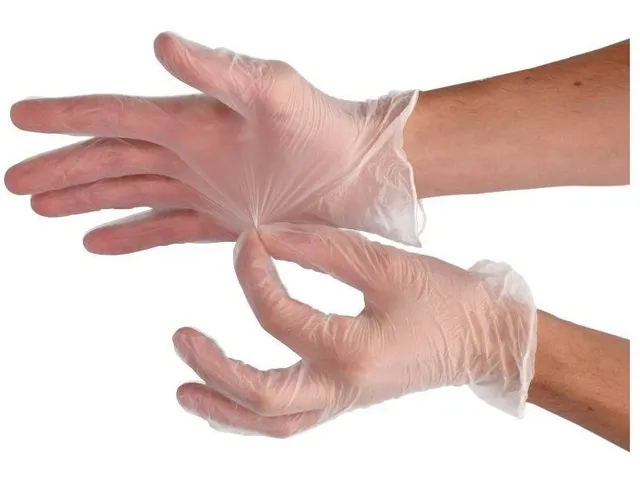 Handschoen CMT S vinyl poedervrij wit 100 stuks