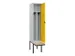 locker met bank,voor scheiding van kleding,HxBxD 2120x400x815mm,1vak