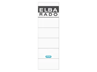 Rugetiket Elba breed 59x190mm zelfklevend wit/grijs 10 stuks - 1