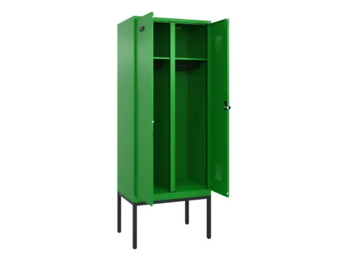 locker voor scheiding van kleding,HxBxD 2120x800x500mm,2vak