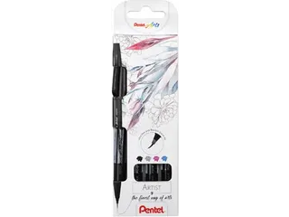 brushpen Artist, kartonnen etui met 4 stuks - 2