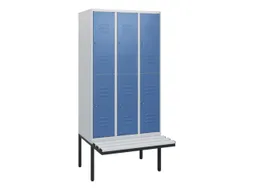 Dubbeldekse dekenkist,HxBxD 1950x900x815mm,3x2vak.,vak B 300mm