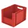 Euronorm Stapelkrat M. Grijpopening Pp Hxlxb 270X400X300Mm Rood