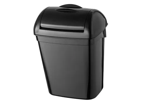 Hygiënebak 8 Liter Kunststof Zwart