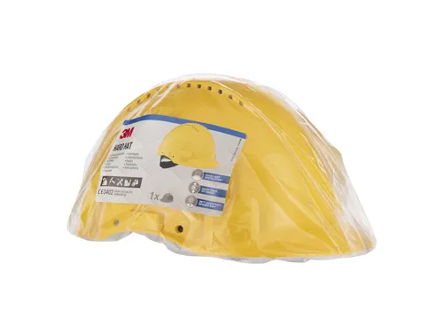 Veiligheidshelm 3M 53-62cm Uvicator en pinverstelling geel