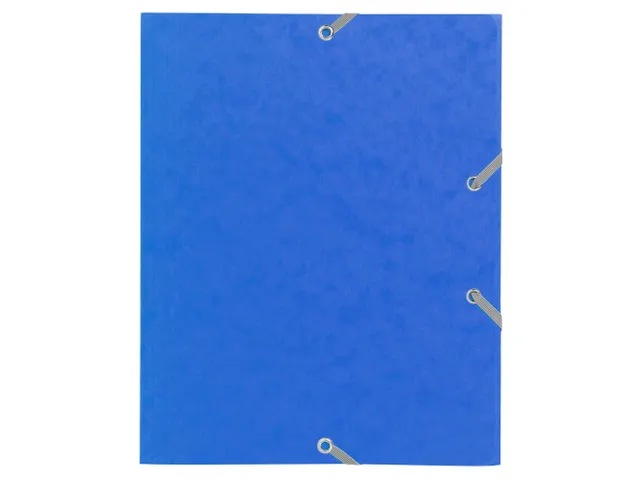 Elastomap 3 kleppen glanskarton 400gm² schoolformaat 17x22cm Assorti