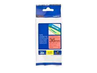 Labeltape Brother P-touch TZe-461 standaard 36mm zwart op rood - 1
