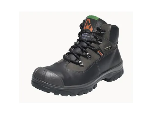 Emma Primus hoge S3 veiligheidsschoenen, SRC, HRO, zwart, maat XW-46,