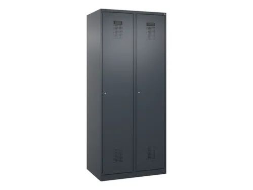locker voor scheiding van kleding,HxBxD 1850x800x500mm,2vak