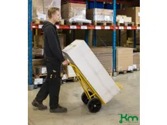 steekwagen,draagverm. 250kg,PU-banden,steekplaat BxD 360x480mm,geel