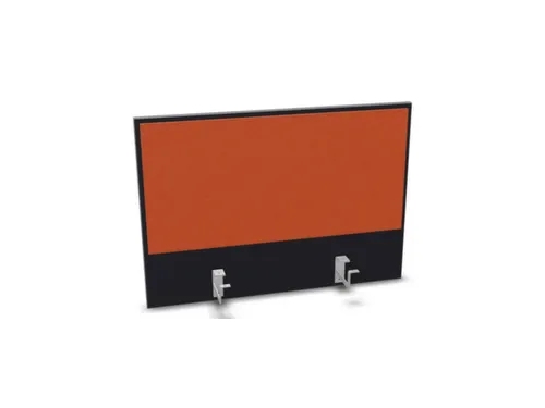 opzetpaneel,v. bureau,aanbouw achter,B 800mm,CC-zwart,BN3012-oranje