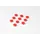 Memomagneten Smit Visual Rond 20mm Rood 10 stuks