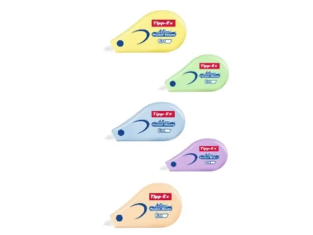 Correctietape Tipp-Ex mini pocket mouse 5mm assorti pastel