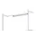 LED-lamp,v. paktafel,HxBxD 54x976x51mm,kabel 4m,neutraalwit,32 W