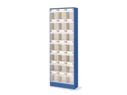 Transparante Magazijnbakken 21Bakken Abs-Kunststof Corpus Ral5010