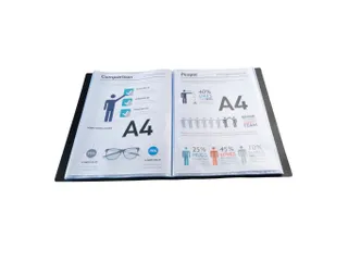 Showalbum PP opaak 100 tas A4 zw. - 4